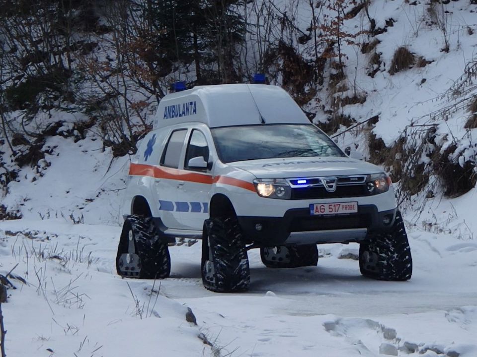 Dacia Duster modificado para situações extremas